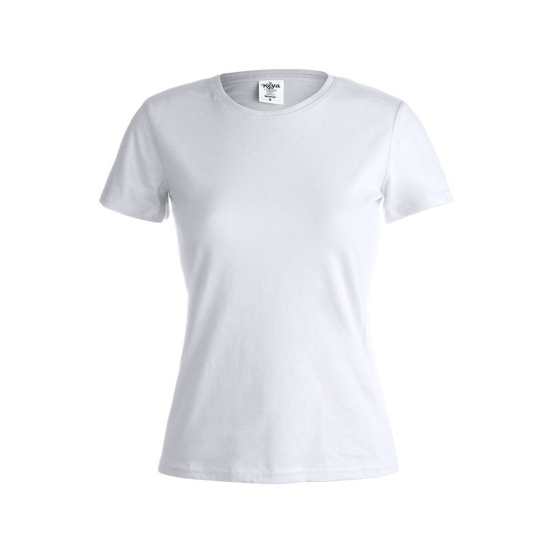 Camiseta algodón MUJER blanco WCS150